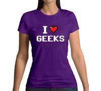 I Love Imbranato (Pixels) - T-Shirt - Pixel Smanettone Divertente Cuore Amante