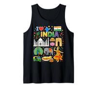 I Love India Viaggio Souvenir Indiano Canotta