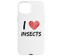 I Love Insects Design semplice testo con cuore Custodia per iPhone 15 Plus