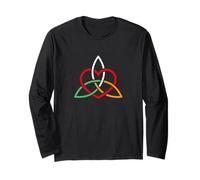 I Love Ireland nodo celtico cuore bandiera irlandese donne uomini adulti Maglia a Manica