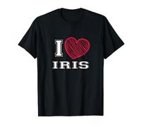 I Love Iris Nome Amo Iris Maglietta