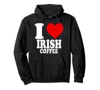 I Love Irish Coffee Felpa con Cappuccio