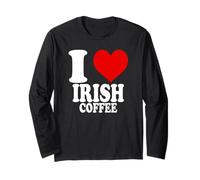 I Love Irish Coffee Maglia a Manica
