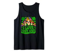 I Love Irlanda con Funghi Stile Hippie Canotta