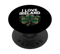 I Love Irlanda Shamrock Paesaggio PopSockets PopGrip Adesivo