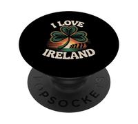 I Love Irlanda Shamrock Tramonto Scena PopSockets PopGrip Adesivo