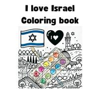 I Love Israel coloring book - Large