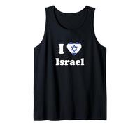 I Love Israel I Heart Israele Israele Canotta