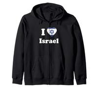 I Love Israel I Heart Israele Israele Felpa con Cappuccio