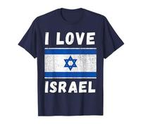 I Love Israel Vintage Israele Famiglia Viaggio Souvenir Maglietta