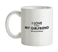 I Love It Quando My Girlfriend Ti Permette Di Me Go Pesca Mug - Valentines - -