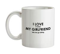 I Love It Quando My Ragazza Ti Permette Di Me Go Sci Mug - Valentines - - Regalo
