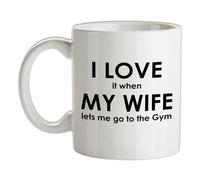 I Love It Quando My Wife Lets Me Go Ai Palestra - Ceramica Mug - Allenamento