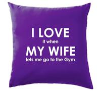I Love It Quando My Wife Lets Me Go Ai Palestra - Cuscino - Allenamento Pesi