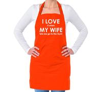 I Love It Quando My Wife Lets Me Go Ai Palestra - Unisex Adulti Grembiule -
