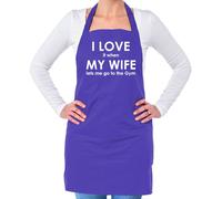 I Love It Quando My Wife Lets Me Go Ai Palestra - Unisex Adulti Grembiule -