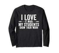 I Love It When My Students Form a Hypothesis Maglia a Manica