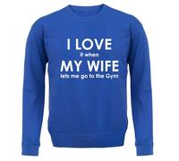 I Love It When My Wife Lets Me Go To The Palestra - Adulti Felpa / - Allenamento