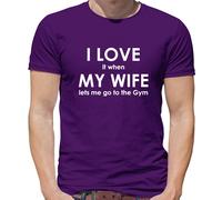 I Love It When My Wife Lets Me Go To The Palestra - T-Shirt - Workout Pesi