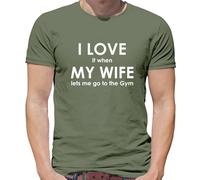 I Love It When My Wife Lets Me Go To The Palestra - T-Shirt - Workout Pesi