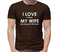 I Love It When My Wife Lets Me Go To The Palestra - T-Shirt - Workout Pesi