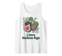 I Love Italian Fichi Vintage Mediterraneo Summer Fruit Canotta