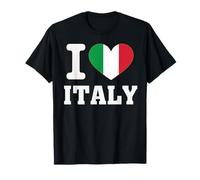 I Love Italy Cuore Souvenir Lovers Pride Travel Maglietta