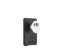 I Love Italy I Love USA Bella Italia Bandiera USA Grafica Cuori PopSockets PopWallet per MagSafe