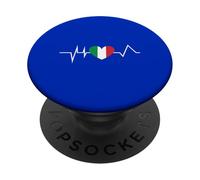 I Love Italy Italiano Battito Cuore Vintage PopSockets PopGrip Adesivo