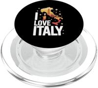 I Love Italy Map Icone Viaggio Design PopSockets PopGrip per MagSafe