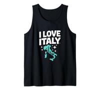 I Love Italy - Mappa per Appassionati di Avventura Canotta