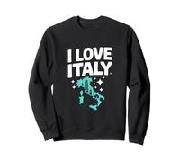 I Love Italy - Mappa per Appassionati di Avventura Felpa
