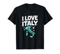 I Love Italy - Mappa per Appassionati di Avventura Maglietta
