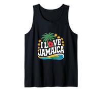 I Love Jamaica Palme Oceano Sole Canotta