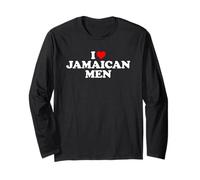 I Love Jamaican Men Maglia a Manica