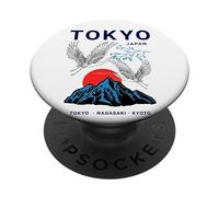 I Love Japan Nature And Culture, Tokyo Japan Graphic Design PopSockets PopGrip Adesivo