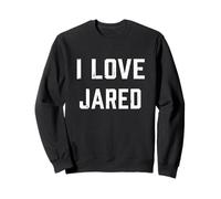 I Love Jared Family Son Figlia Ragazzo Ragazzino Nome del Bambino Felpa