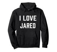 I Love Jared Family Son Figlia Ragazzo Ragazzino Nome del Bambino Felpa con Cappuccio