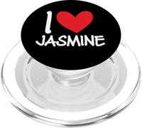 I Love Jasmine Nome Personalizzato Ragazza Donna BFF Amico Cuore PopSockets PopGrip per MagSafe