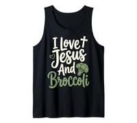 I Love Jesus And Broccoli Canotta