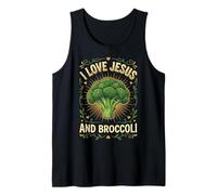 I Love Jesus And Broccoli Canotta