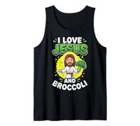 I Love Jesus And Broccoli Canotta