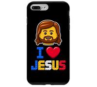 I Love Jesus Master Builder Building Mattoni Blocchi Christian Custodia per iPhone 7 Plus/8 Plus