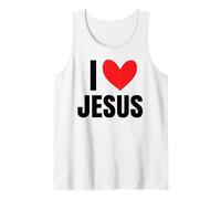 I Love Jesus Nome Personalizzato Uomini Ragazzo BFF Amico Cuore Dio Canotta