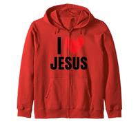 I Love Jesus Nome Personalizzato Uomini Ragazzo BFF Amico Cuore Dio Felpa con Cappuccio