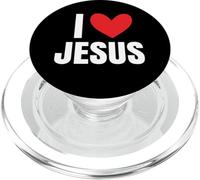 I Love Jesus Nome Uomini Personalizzati Dio BFF Amico Bibbia Pregare PopSockets PopGrip per MagSafe