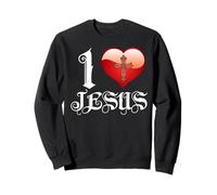 I Love Jesus T-Shirt Felpa