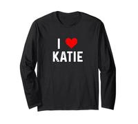 I Love Katie - Cuore - Distressed Maglia a Manica