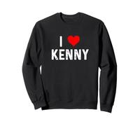 I Love Kenny - Cuore - Distressed Felpa