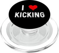 I Love Kicking - Cuore Kickboxing Kickboxer Arti Marziali PopSockets PopGrip per MagSafe